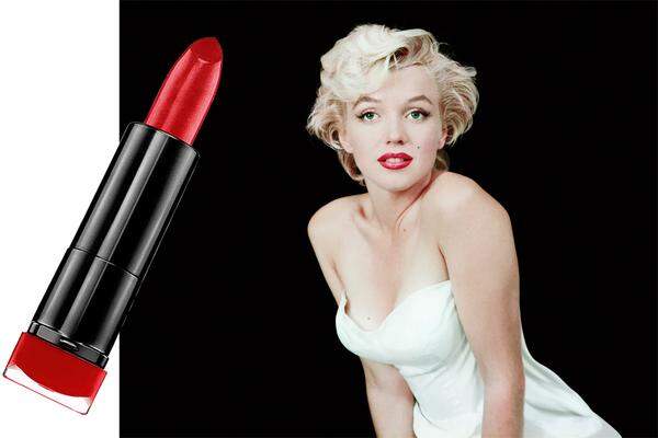 Hollywood-Schönheit. Max Factor gehörte einst zu den bekanntesten Visagisten in der Kino-Traumfabrik. Um dieses Erbe zu zelebrieren, kürte die Marke Ende 2015 Marilyn Monroe als neue Markenbotschafterin. Neu lanciert wurde eine Lippenstift-Edition in vier Nuancen – bestens geeignetes Lippenrot für Partys zur Oscar-Übertragung (ca. 13 Euro).