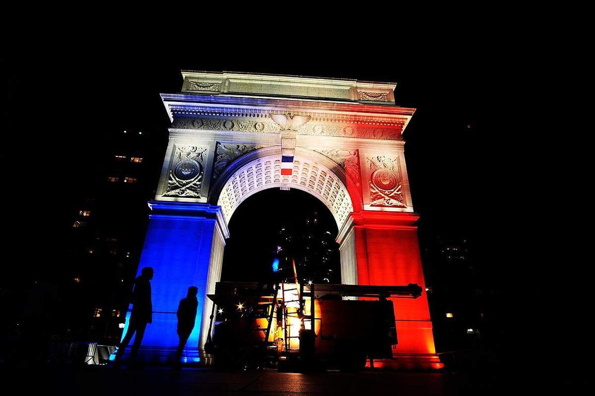 Der Washington Square Arch, ebenfalls in New York.