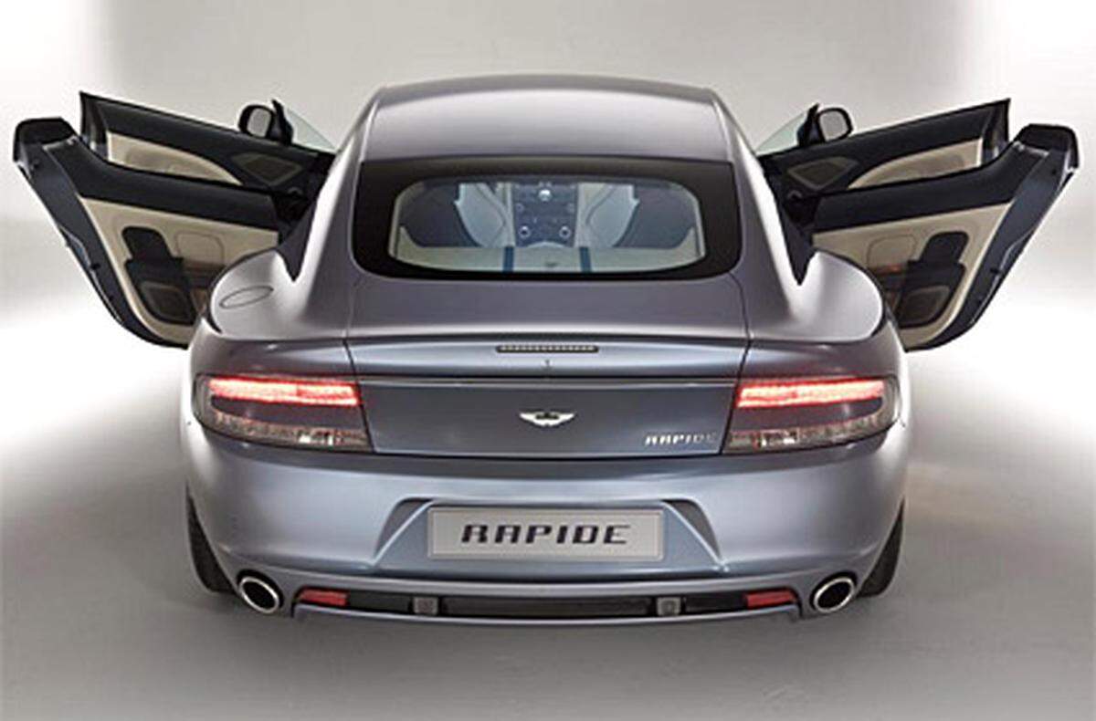 Der Viertürer ist der erste Aston Martin, der nicht in Großbritannien gebaut wird. Gefertigt - in Handarbeit - wird das neue Modell nämlich noch in Graz bei Magna Steyr.