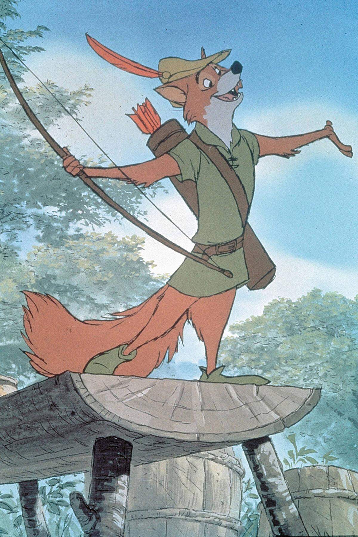 Der Volksheld, ein diebischer Kämpfer für soziale Gerechtigkeit, ist ein dankbarer Held - so auch für Disney. An diesem Film zeigt sich die Vorliebe des Filmstudios fürs Recyceln: die Tanzszene mit Little John (ein Bär) deckt sich mit der zwischen Balu dem Bären und dem Affen King Louie aus dem "Dschungelbuch". Den Tanz von Robin und Marian ähnelt jenem aus "Schneewittchen". Insgesamt ist "Robin Hood" aber lustiger als die Disney-Vorgängerfilme.