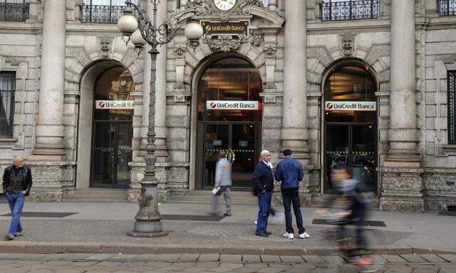 Bank unter Druck: das Headquarter der UniCredit in Mailand.