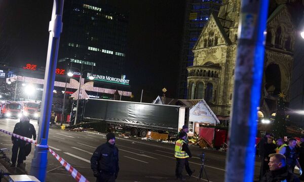 Archivbild: Anis Amri raste im Dezember 2016 mit einem LKW rast in den Weihnachtsmarkt am Breitscheidplatz in Berlin