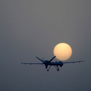 Reaper patrols Iraq sky