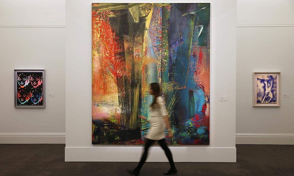 Ein weiteres "Abstraktes Bild" (1986, Werkverzeichnis 599) von Gerhard Richter wurde im Februar 2015 bei Sotheby’s für 41 Millionen Euro zugeschlagen.