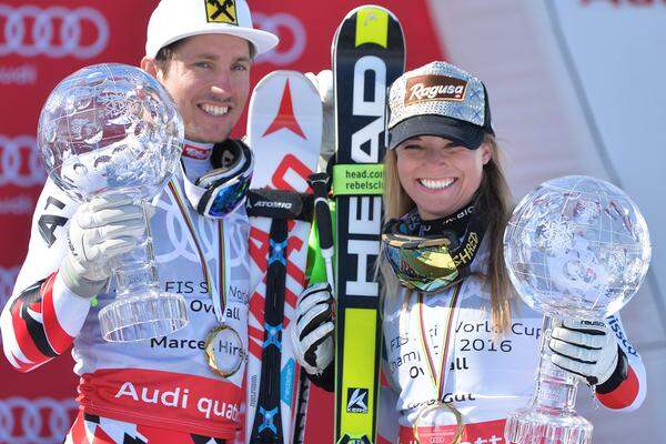 Die Ski-Weltcupsaison 2015/16 ist Geschichte, Marcel Hirscher und Lara Gut strahlten mit ihren großen Kristallkugeln um die Wette. Die beiden Gesamtweltcupsieger zählen freilich zu den Großverdienern des Winters, hier die Top Ten der Preisgeldhamster: