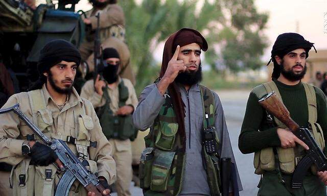 Kämpfer des Islamischen Staates.