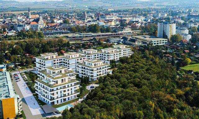 Projekt in Korneuburg von Wiener Komfortwohnungen: Von den 200 Wohnungen soll rund die Hälfte als Serviced Apartments realisiert werden.