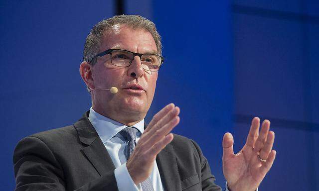 Deutsche Lufthansa AG Chief Executive Officer Carsten Spohr Speaks At Global Buisiness Travel Association Event