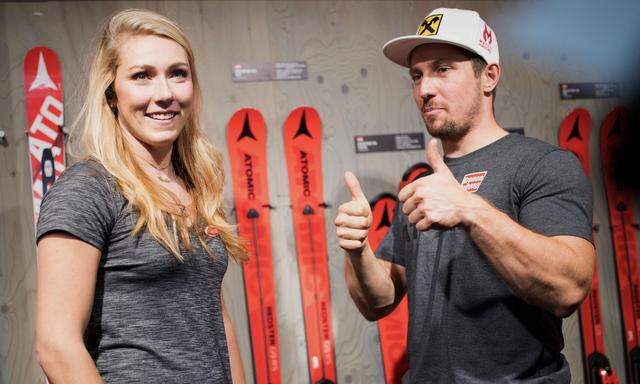 Mikaela Shiffrin und Marcel Hirscher fahren künfitig für einen chinesichen Sportkonzern