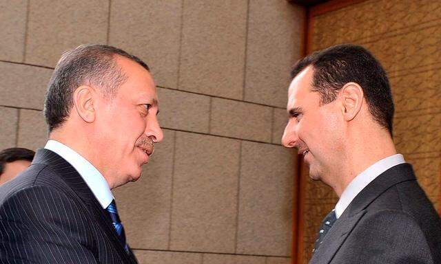Archivbild: Erdoğan (links) und Assad im Jahr 2008