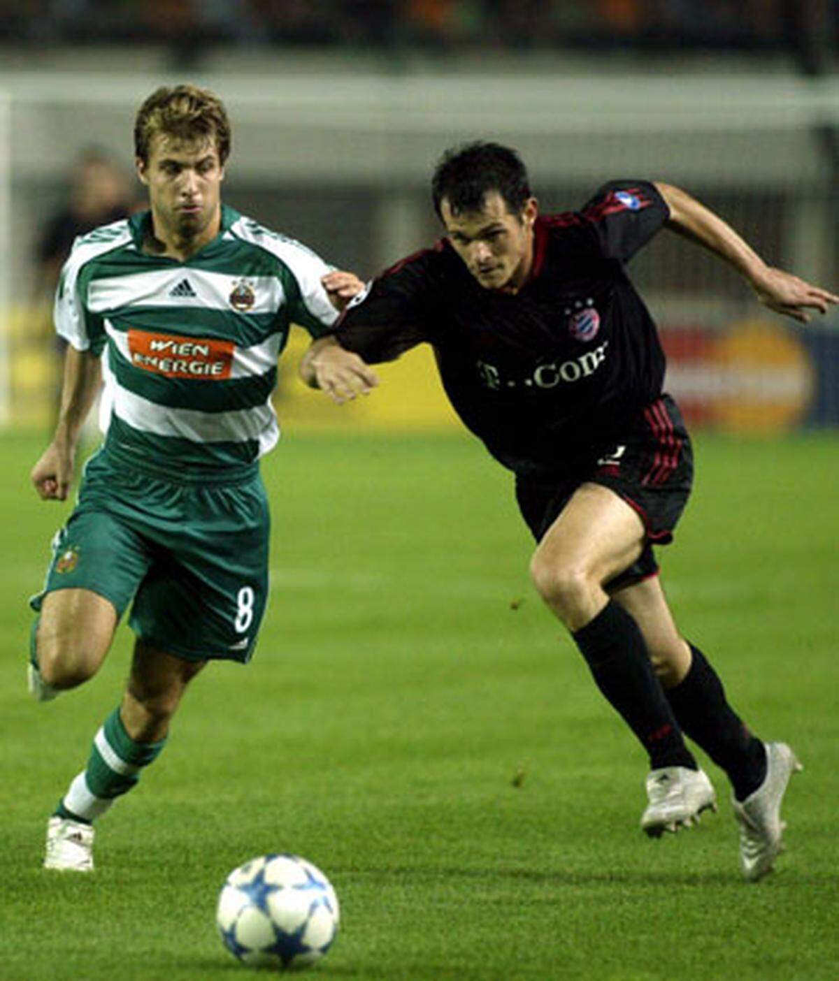 Ivanschitz und die Grün-Weißen durften sich mit Bayern München, Juventus Turin und dem FC Brügge messen - auch wenn Rapid kein Punkt gelang.