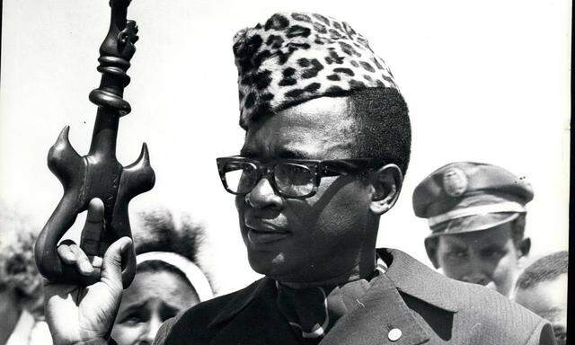 Der kongolesische Diktators Mobutu Sese Seko.
