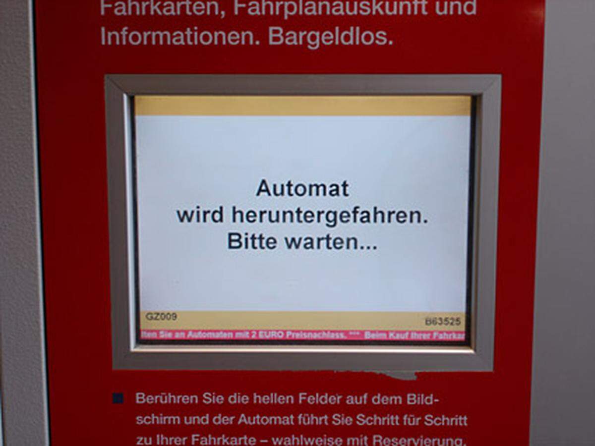 In Berlin werden dafür ganze Automaten heruntergefahren.