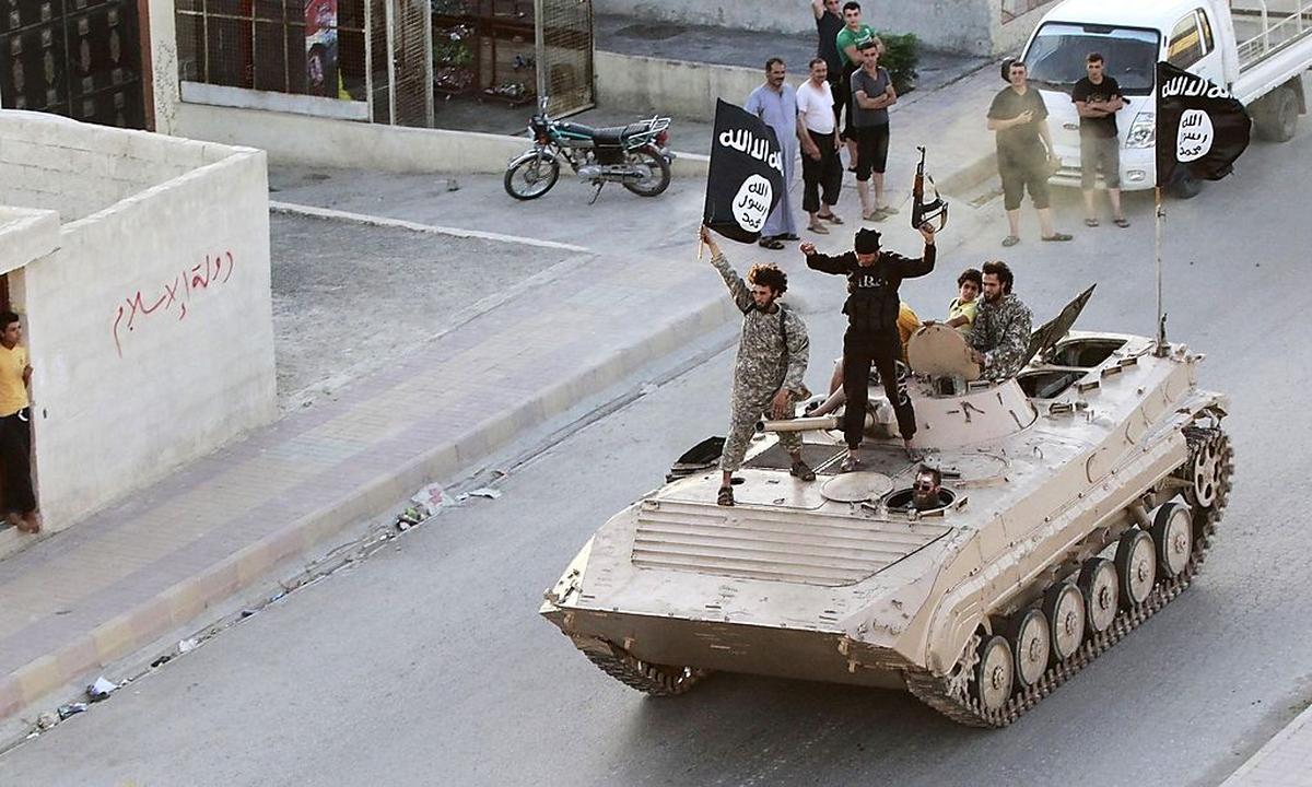 Juni 2014: Islamisten bei einer