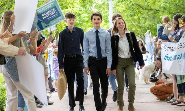 16 Jugendliche aus Montana gewannen ihre Klimaklage gegen den Bundesstaat.