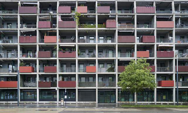 Auch in den Baubewilligungen zeigt sich die schwache Nachfrage nach Wohneigentum. Im Bild ein Wohnhaus im Wiener Sonnwendviertel.