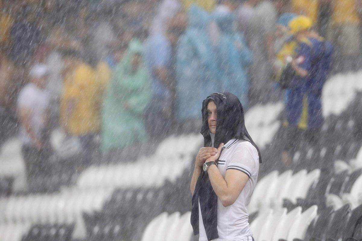 "Das Wetter hat uns nicht durcheinandergebracht", meinte Taras Michalik, Abwehrspieler der Ukraine.