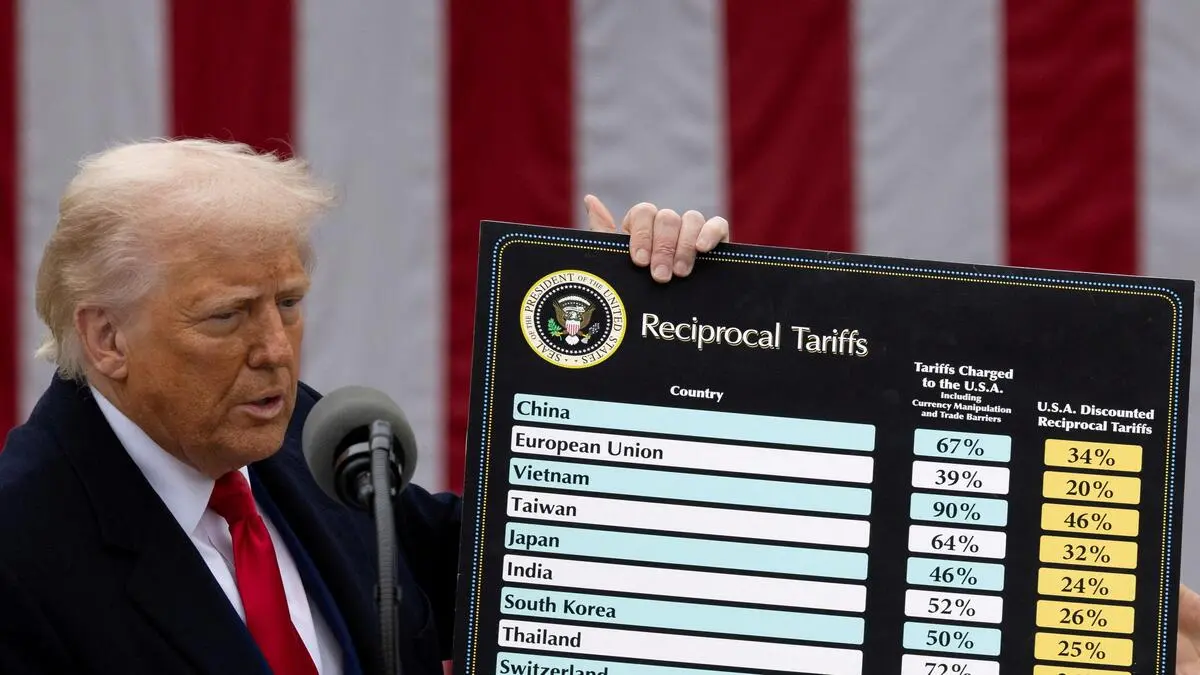 „Bleibt stark“: Trump ruft US-Bürger angesichts seiner Zollpolitik zum ...