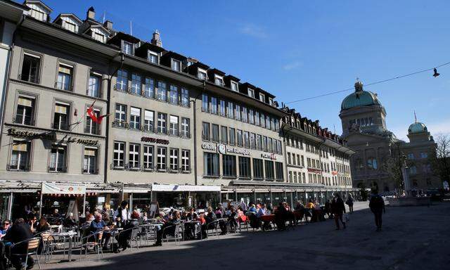 Das Schweizer Parlament in Bern am Montag.