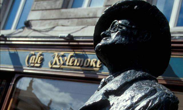 James Joyce-Statue in Dublin. 