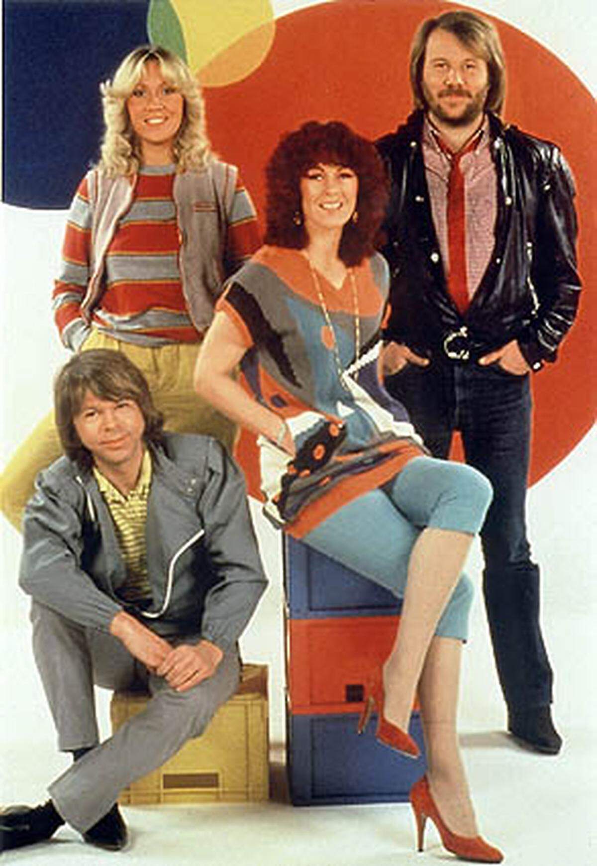 And the winner is... ABBA. Die schwedische Popband steht mit ihren bunten Kostümen und den Gute-Laune-Songs ganz oben auf den Schwulen Charts. Platz 1 für den Evergreen "Dancing Queen"!
