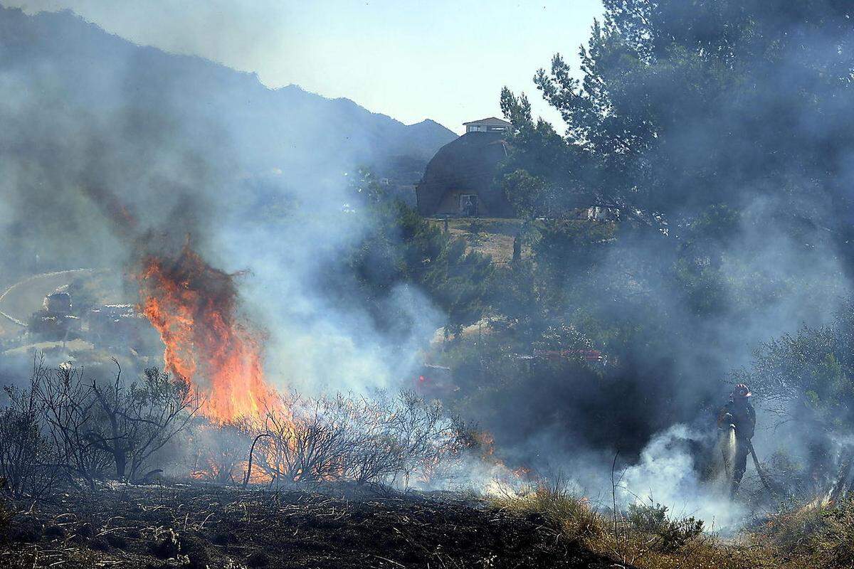 Es handelt sich um den ersten größeren Brand in diesem Frühjahr.