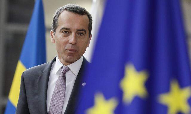 Austrian Federal Chancellor Christian Kern arrives on day two an EU summit meeting Friday 23 June 2