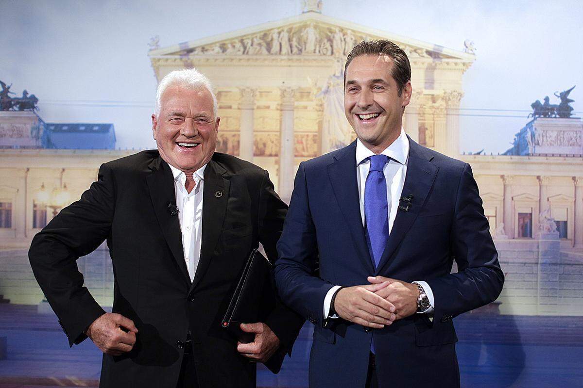 vom Donnerstag, 12.9.2013, mit 304.588 Aufrufen FPÖ-Spitzenkandidat Heinz-Christian Strache traf im TV-Duell vor der Nationalratswahl 2013 auf Milliardär und Kurzzeit-Politiker Frank Stronach.