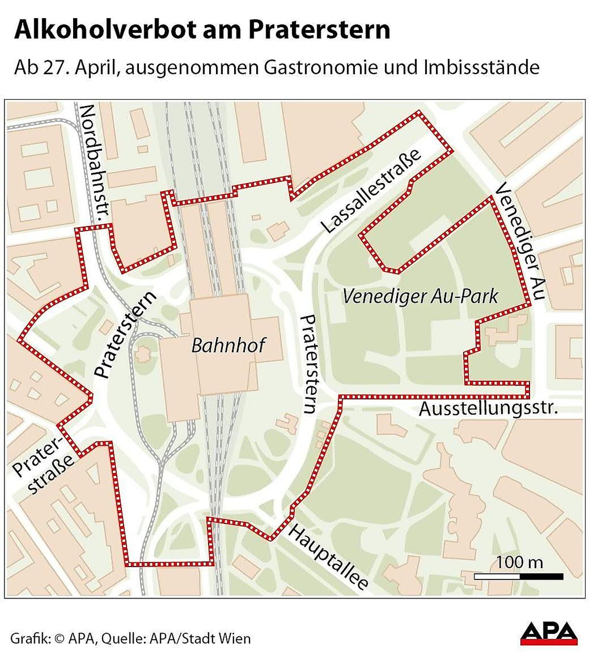 Alkoholverbot am Praterstern