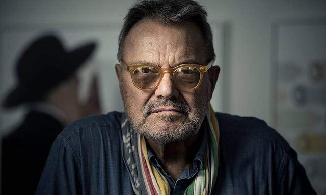 Oliviero Toscani, fotografiert von Christian Jungwirth anlässlich seiner Ausstellung in Graz.