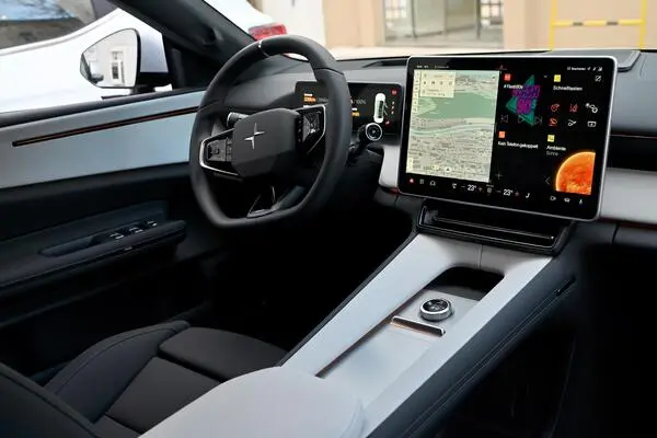 Interior of the Polestar 4