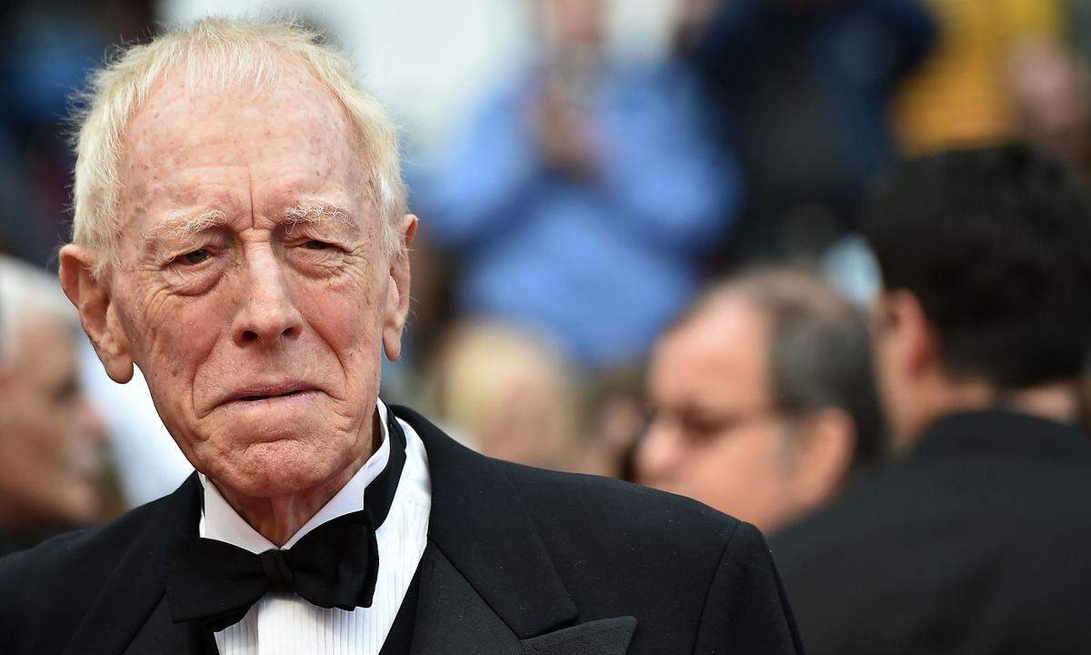 Sydow beim Film Festival in Cannes.