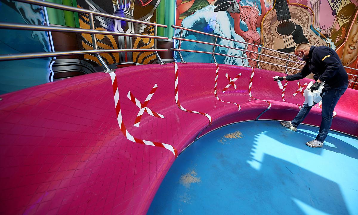 Prater amusement park reopened after lockdown