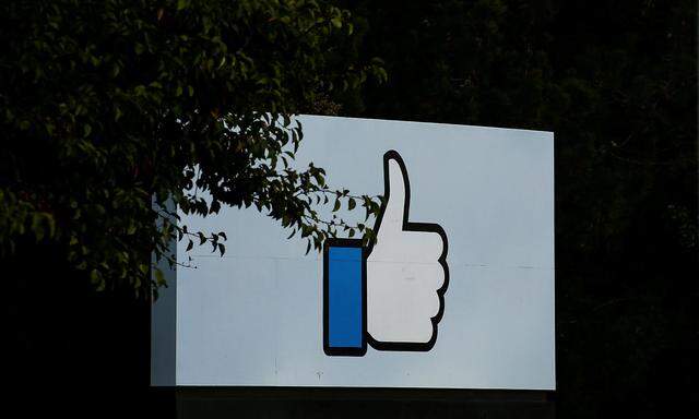 FILE PHOTO: The entrance sign to Facebook headquarters is seen in Menlo Park