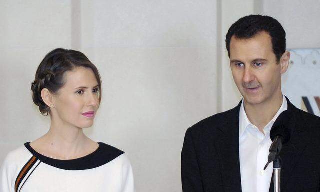 Bashar al-Assad mit seiner Frau Nasma