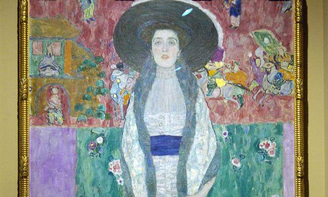 1912 painting ´Adele Bloch-Bauer II´ by Austrian artist Gustav Klimt, part of a special exhibition o..