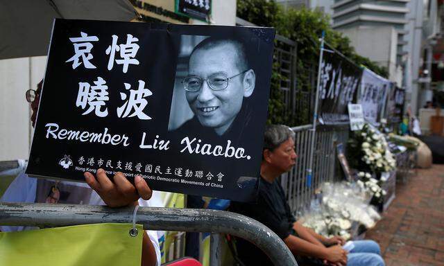Aktivisten erinnern an den verstorbenen Liu Xiaobo