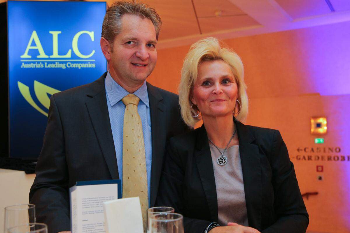Alufix -Prokuristin Manuela Pleyer mit Ehemann Josef.