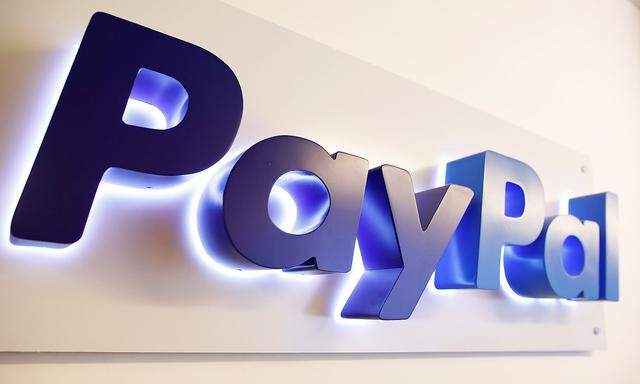 The PayPal logo is seen at a high-tech park in Beersheba