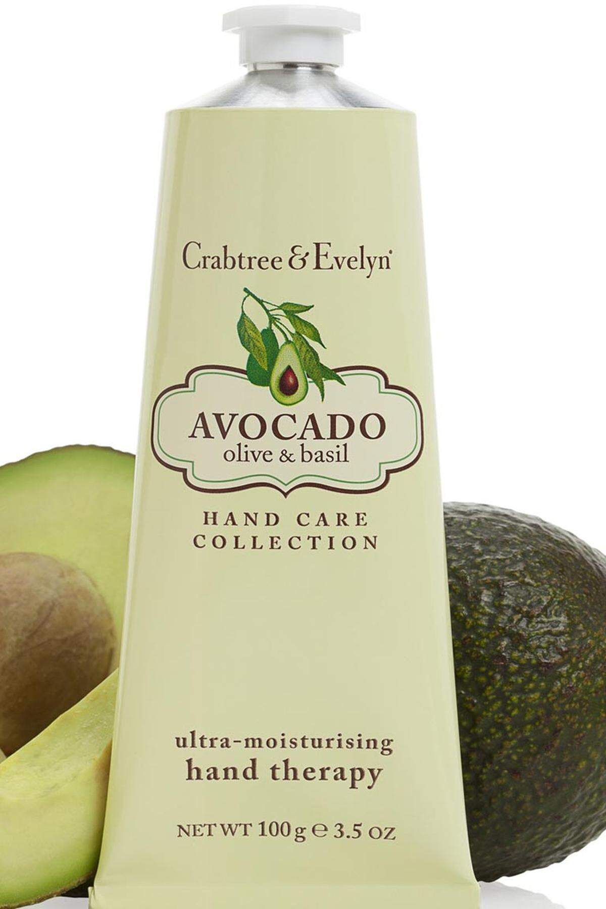 ... „Avocado“ von Crabtree & Evelyn, um 16 Euro, in den Ringstraßengalerien, Kärntner Ring 11–13, 1010 Wien