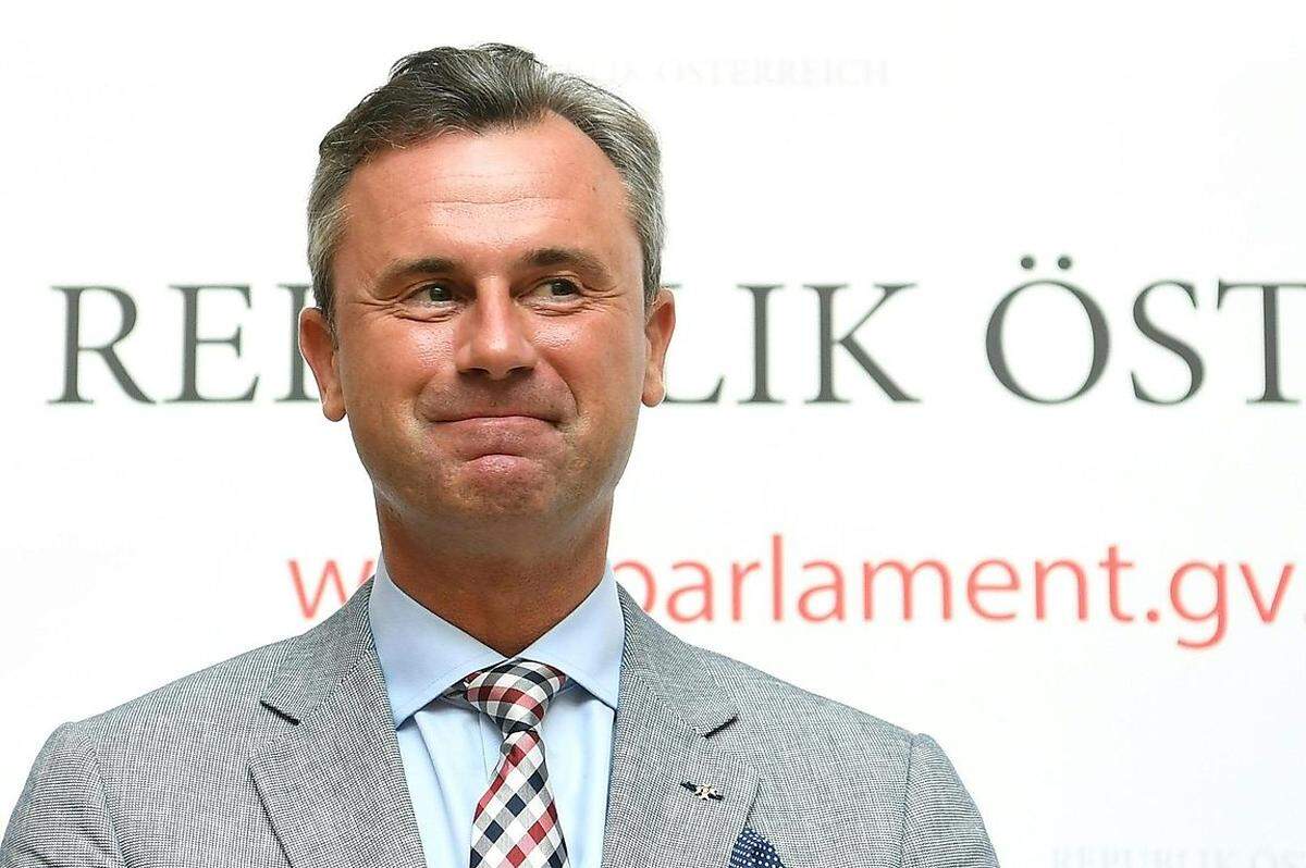 FPÖ-Präsidentschaftskandidat Norbert Hofer wird nun als dritter Nationalratspräsident die Amtsgeschäfte des Bundespräsidenten mitführen. Eine Karenzierung wäre ein "rieser Fehler", sagt der nach der Aufhebung der Stichwahl.