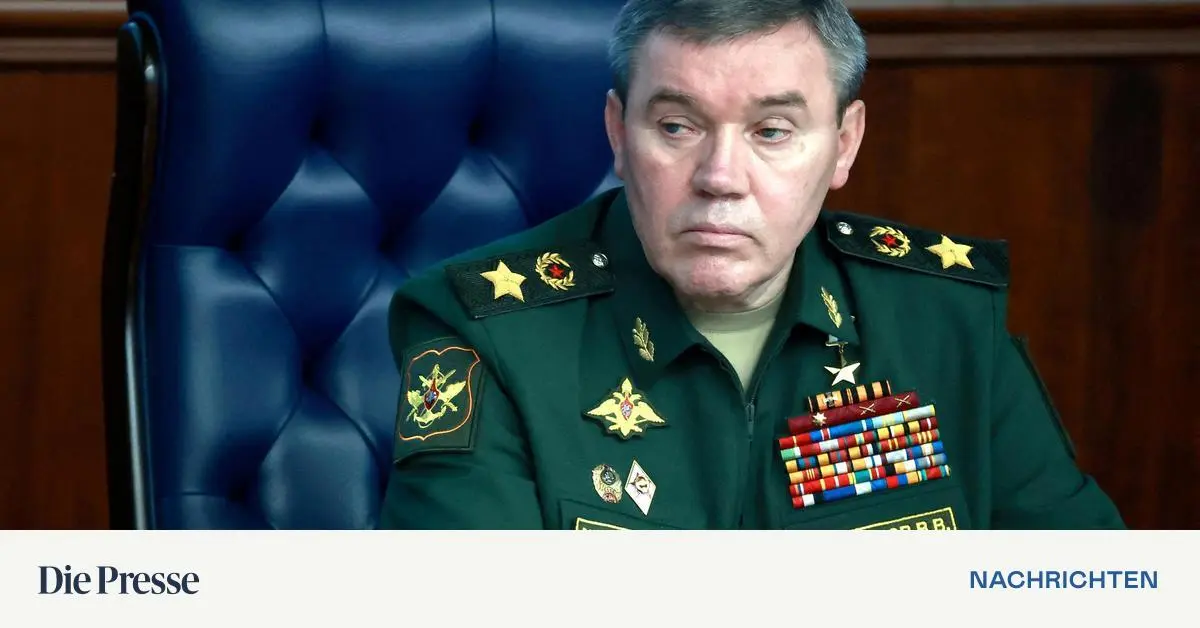Russlands TopGeneral Gerassimow erstmals seit WagnerMeuterei wieder