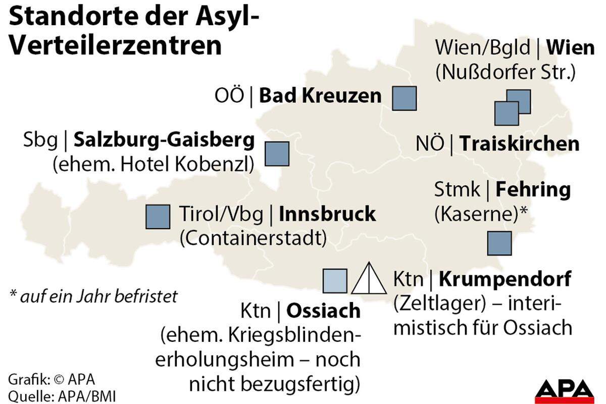 Am 20. Juni hat ein neues Kapitel im österreichischen Asylwesen begonnen. Die ersten Verteilerzentren, mit denen die Erstversorgung neu organisiert wird, sind in Betrieb gegangen. Asylwerber sollen künftig fairer verteilt werden.