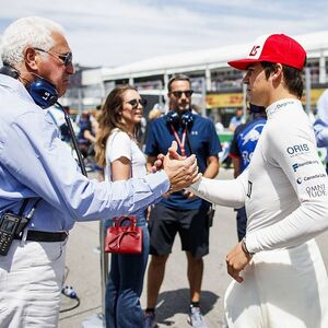 Vater Lawrence (l.) und Sohn Lance Stroll