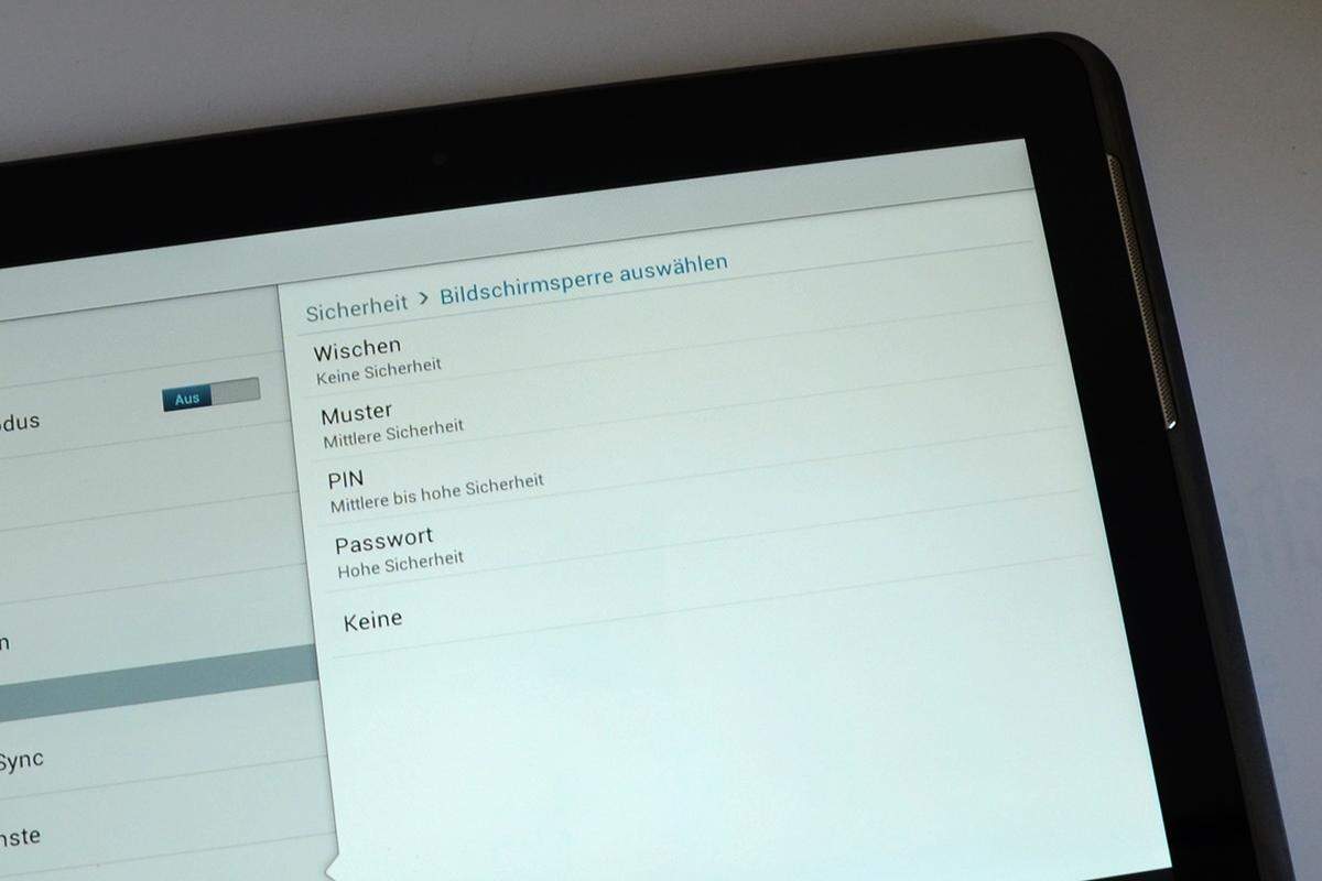 Seltsam ist auch, dass Samsung die Gesichts-Entsperrung gestrichen hat. Sie ermöglicht es, das Tablet über eine Erkennung des Gesichts des Besitzers zu entsperren.
