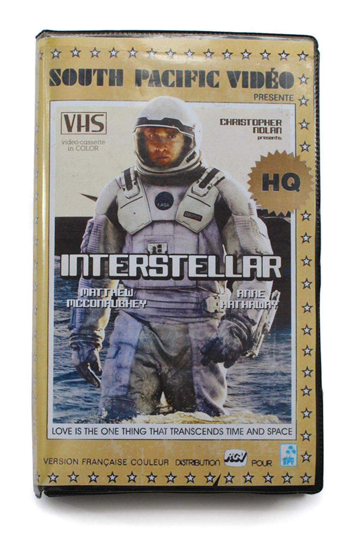 Zu kaufen gibt es die Videokassetten, wie jene des Nolan-Films "Interstellar" (im Bild), freilich nicht.