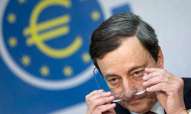 Der Präsident der Europaeischen Zentralbank (EZB), Mario Draghi