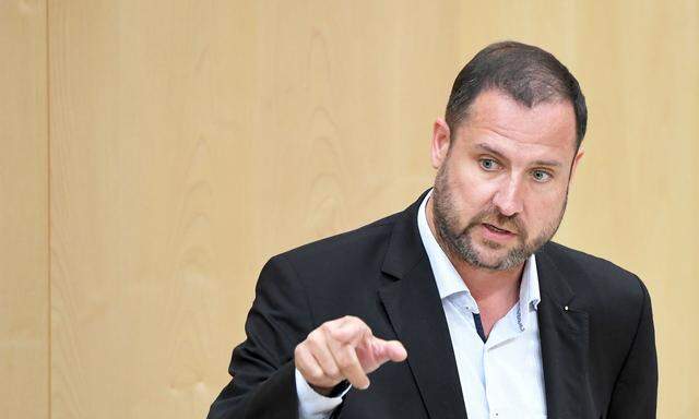 Der Abgeordnete Christian Hafenecker (FPÖ)