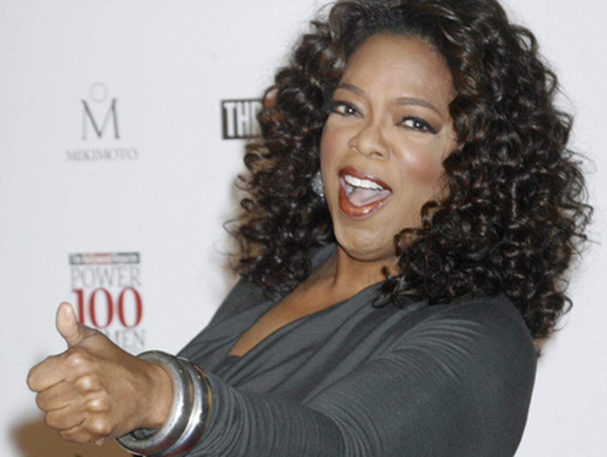Sie moderiert, was die USA denken: Ihre Talkshow "Oprah" ist die erfolgreichste Sendung dieser Art mit Millionen Zusehern jeden Tag.