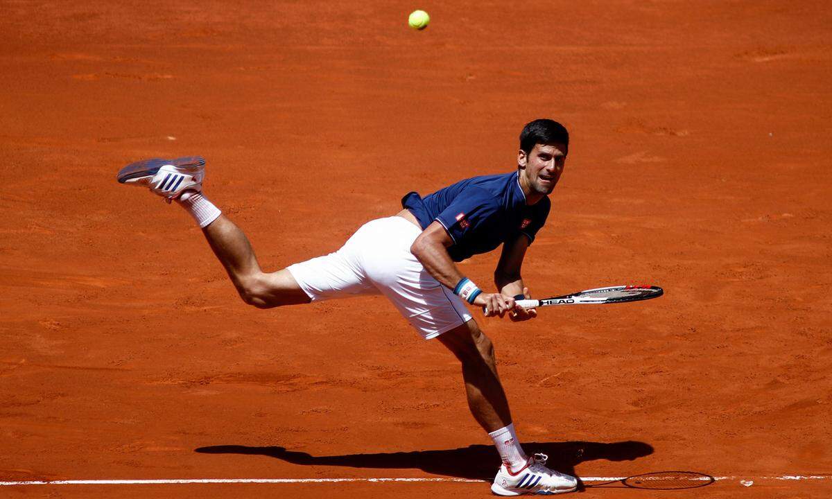 Wie Murray läuft auch Novak Djokovic in dieser Saison seiner Bestform hinterher. Der Serbe droht in den nächsten Wochen seinen zweiten Platz in der Weltrangliste zu verlieren. Erstmals Top 100: 4. Juli 2005, mit 18 Erstmals Top 10: 7. April 2007, mit 19 Bestes Ranking: 1 (erstmals am 4. Juli 2011, mit 24) Aktuelle Platzierung: 2 Titel: 67, erster mit 19 Erster Grand-Slam-Titel: Australian Open 2008, mit 20